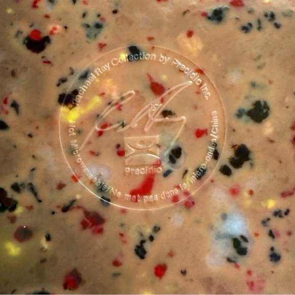 Rachael Ray Melamine Confetti Garbage/Serving/Mixing Bowl - Picture 5 of 5